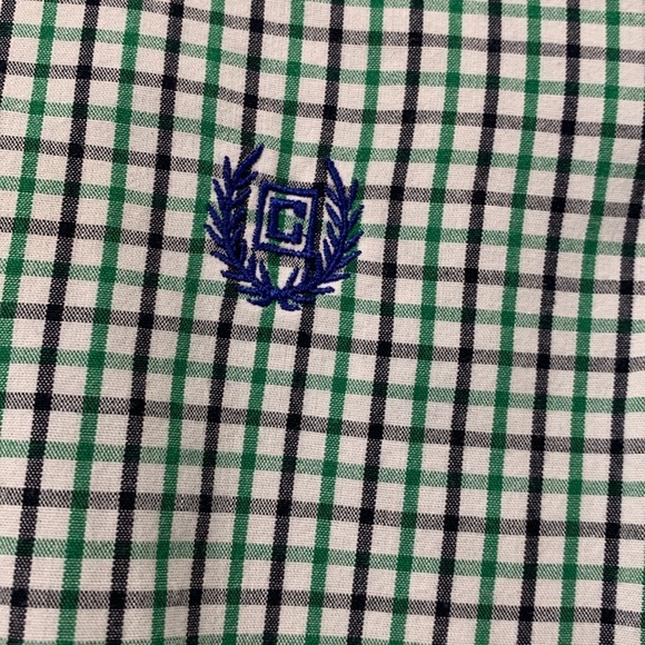 Boys Chaps Plaid Button Down Long Sleeve Shirt Size 7 EUC - Picture 6 of 7